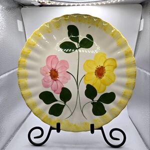Blue Ridge Southern Potteries Decorative Plate. Hand Painted
